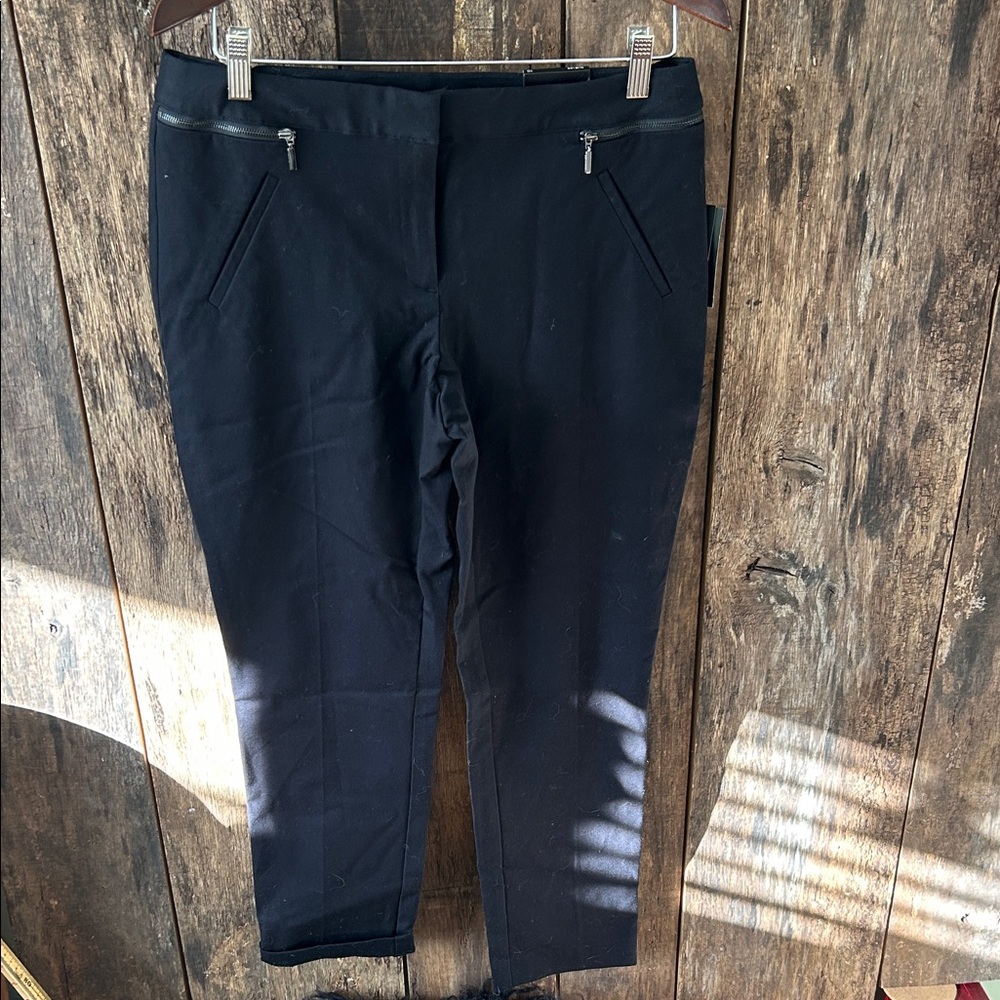 Alfani Women's Black Straight Leg Pants